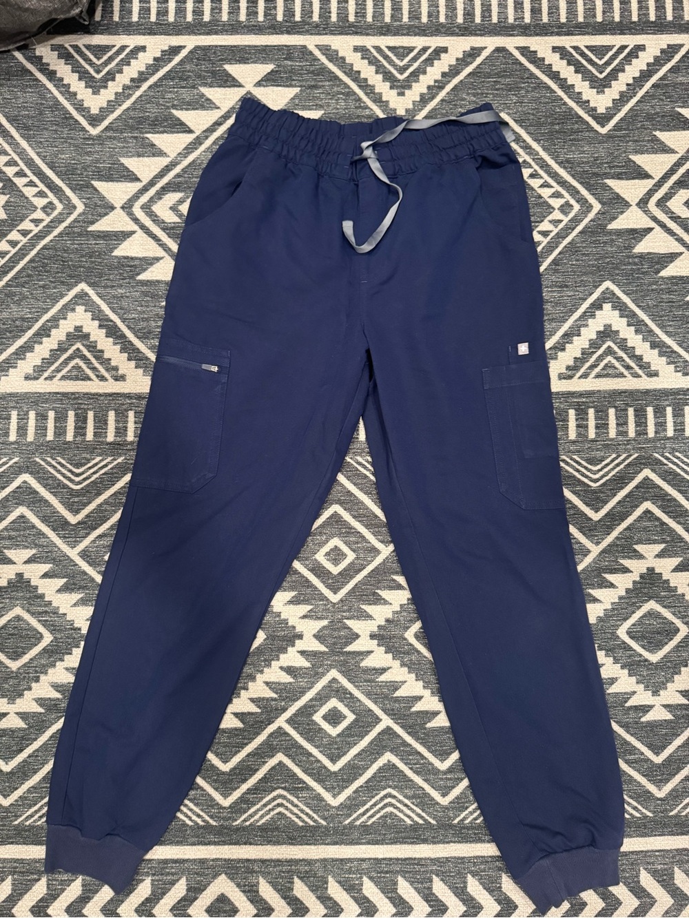 Figs Scrubs Navy Women's Drawstring Jogger Pants